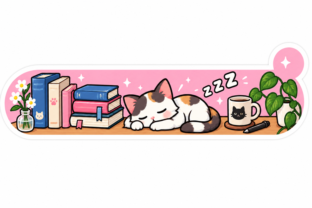 sleepy cat (12 count)