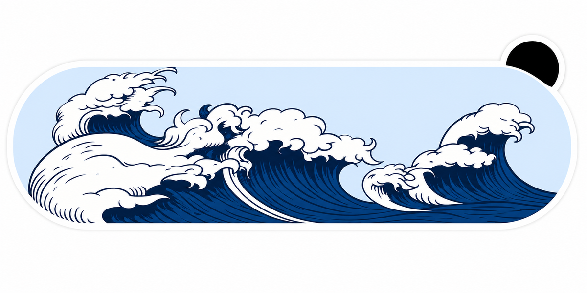 ocean wave (12 count)