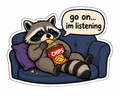 friendly racoon (3 inch)